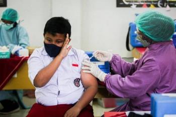 Kick Off Vaksinasi Nasional Anak 6-11 tahun Telah Dilakukan, Bandarlampung Mulai Pekan Depan